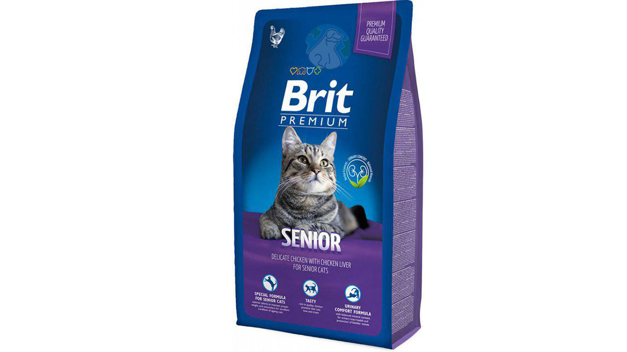 غذای خشک گربه مسن بالای هفت سال با طعم مرغ 1.5 کیلویی کیلویی Brit